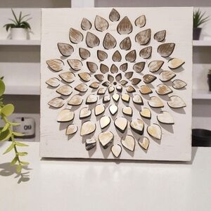 Rustic Brown and Cream Wall Art Decor